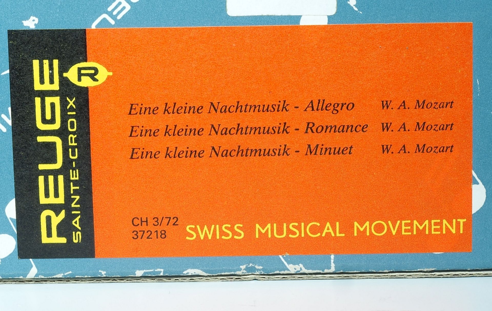 REUGE/Switzerland. Walzenspieluhr mit drei Melodien. W.A.Mozart - Bild 10 aus 10