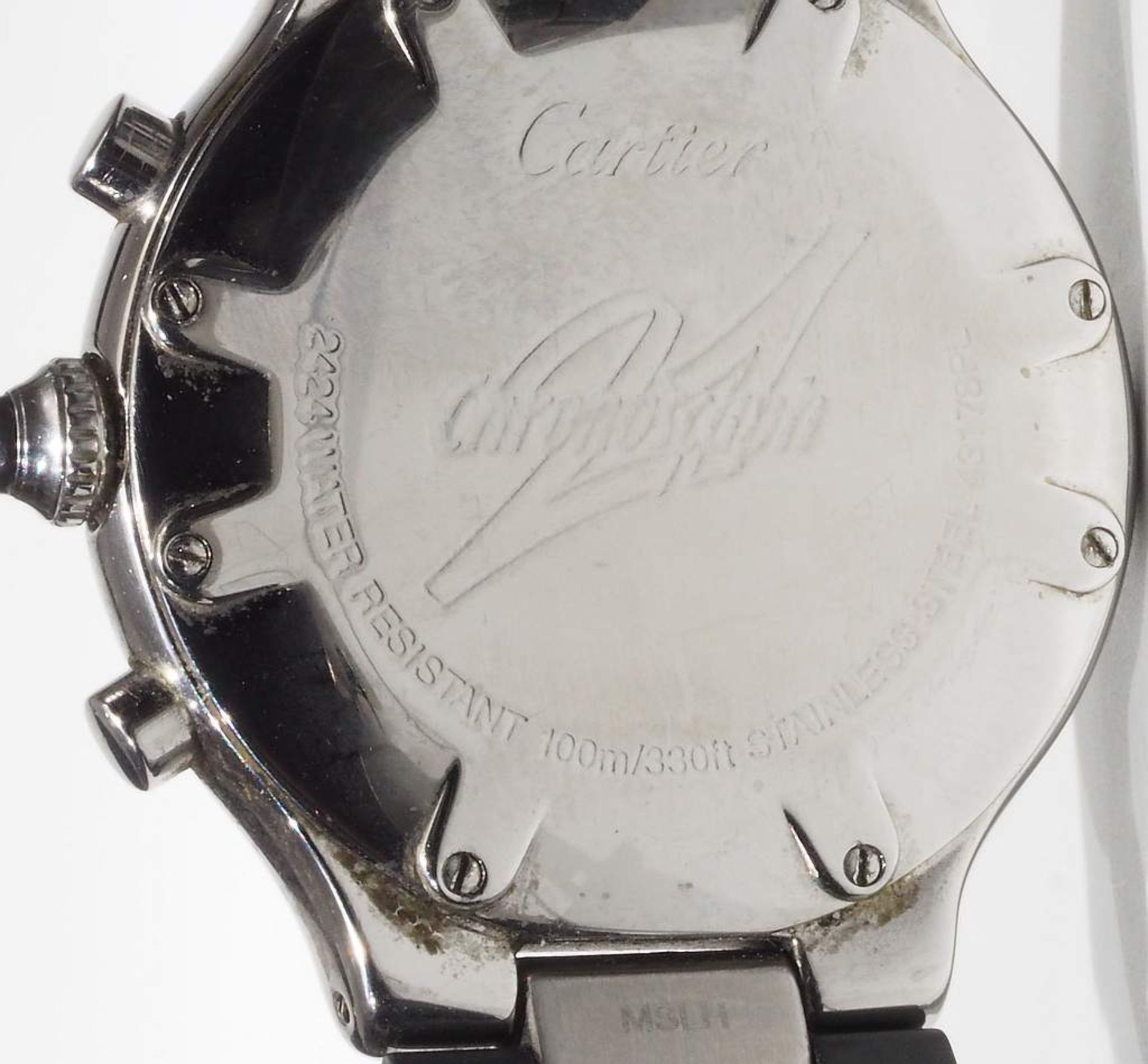 Herrenarmbanduhr/Unisex "Cartier must 21 Chronograph". - Bild 5 aus 8
