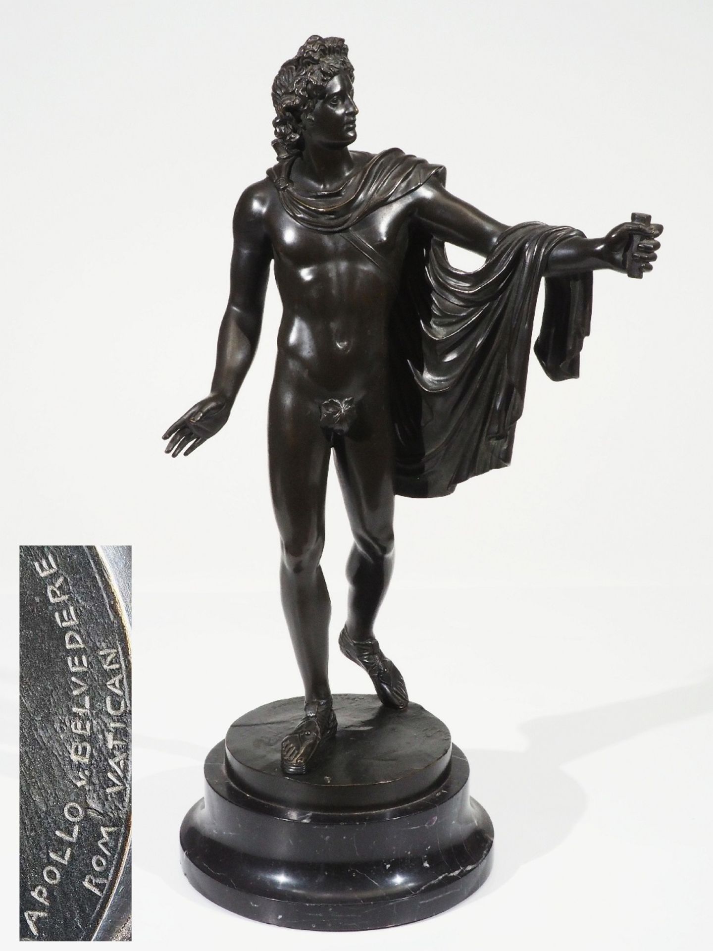 Apollo von Belvedere, Bronze. Neuzeitliche Fertigung.