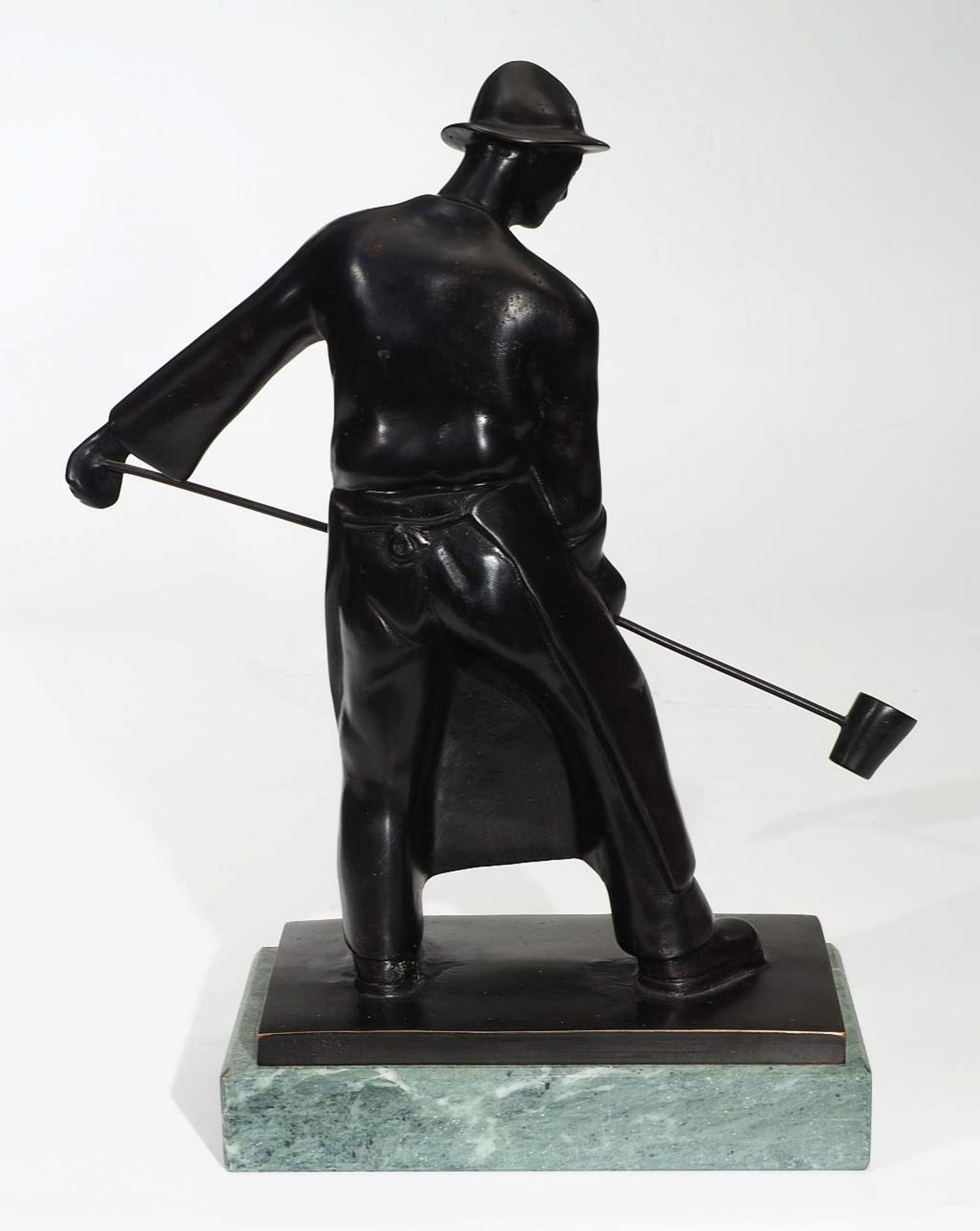 Bronzeskulptur "Der Gießer". Modell nach Karl Birker - Image 3 of 6