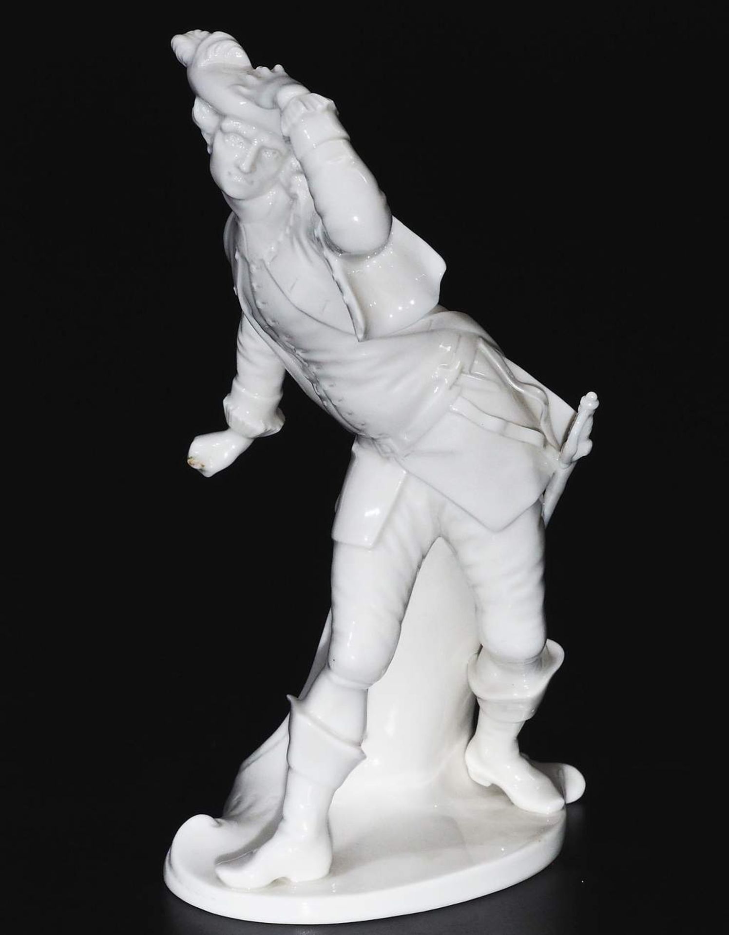 Komödiantenfigur "Capitano Spavento mit Dolch",   Figur der Commedia dell''Arte, NYMPHENBURG, um 197 - Bild 5 aus 7