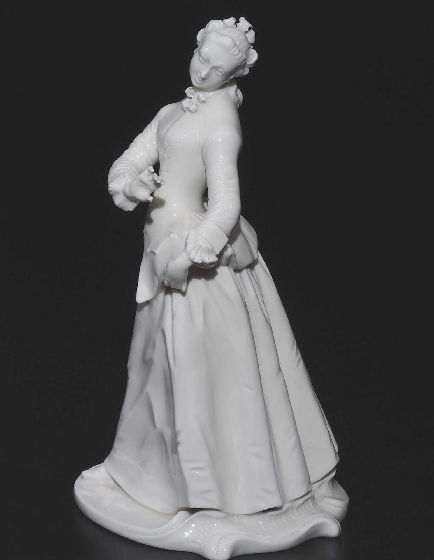 Komödiantenfigur "Julia", Figur der Commedia dell''Arte, NYMPHENBURG, um 1970 - Image 3 of 7