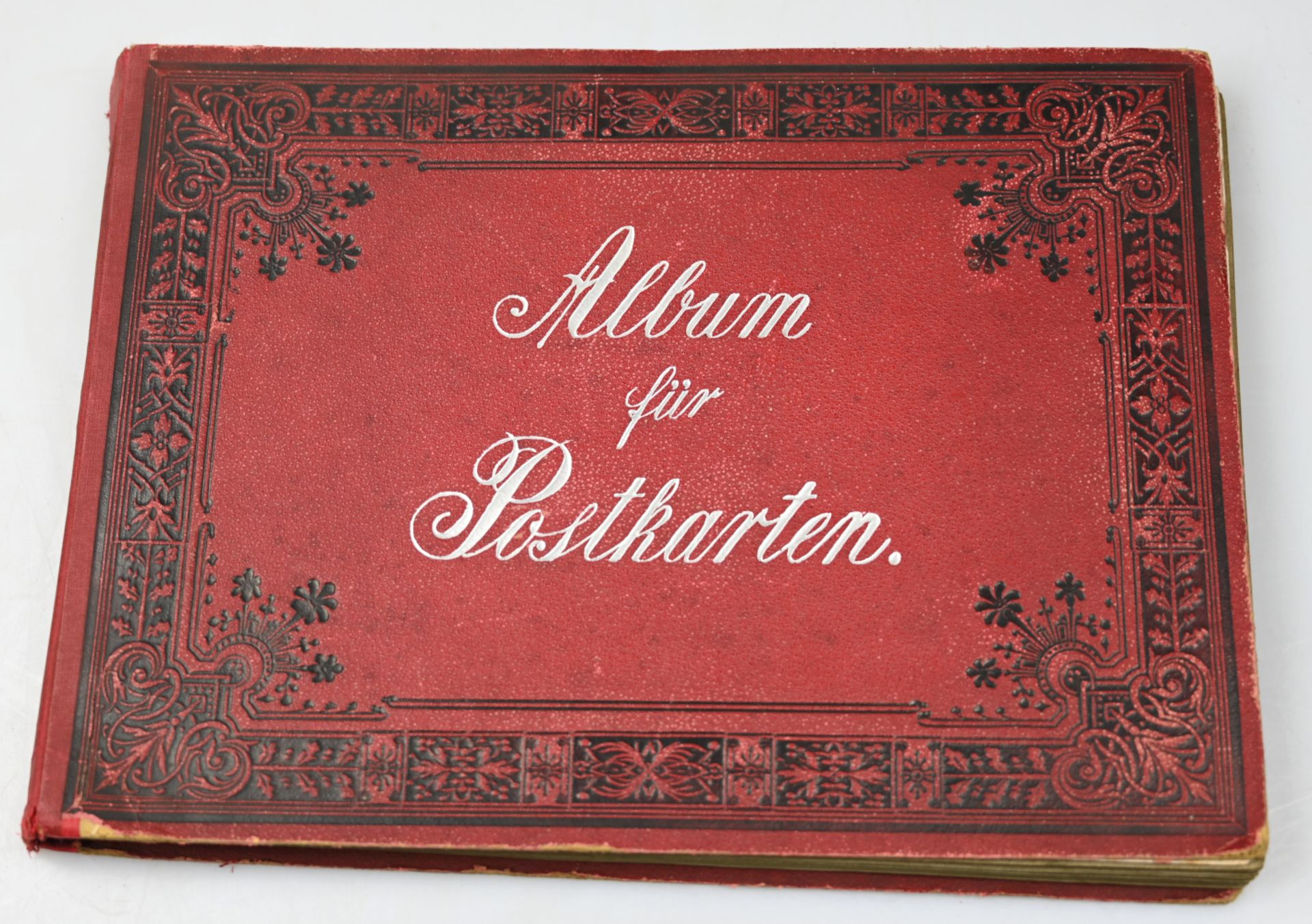 1 Postkartenalbum um 1900/1920 mit ca. 116 Gruß- und Ansichtskarten u.a.: militärische-/ Flottenmoti - Image 5 of 5