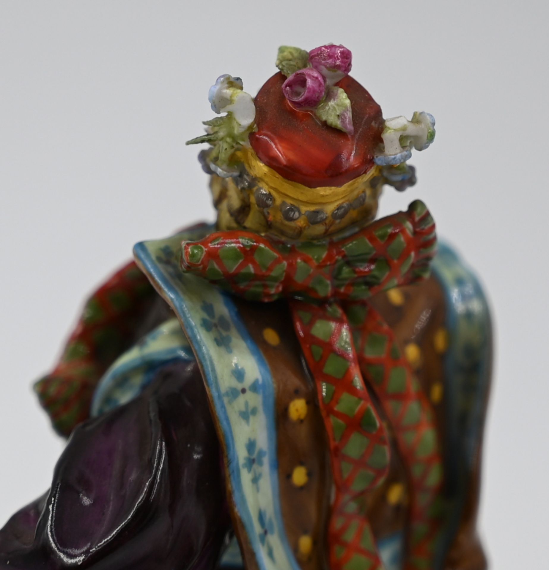 1 Figur Porzellan MEISSEN Knaufschwerter "Frau in Tracht mit Brautkrone", - Image 6 of 7