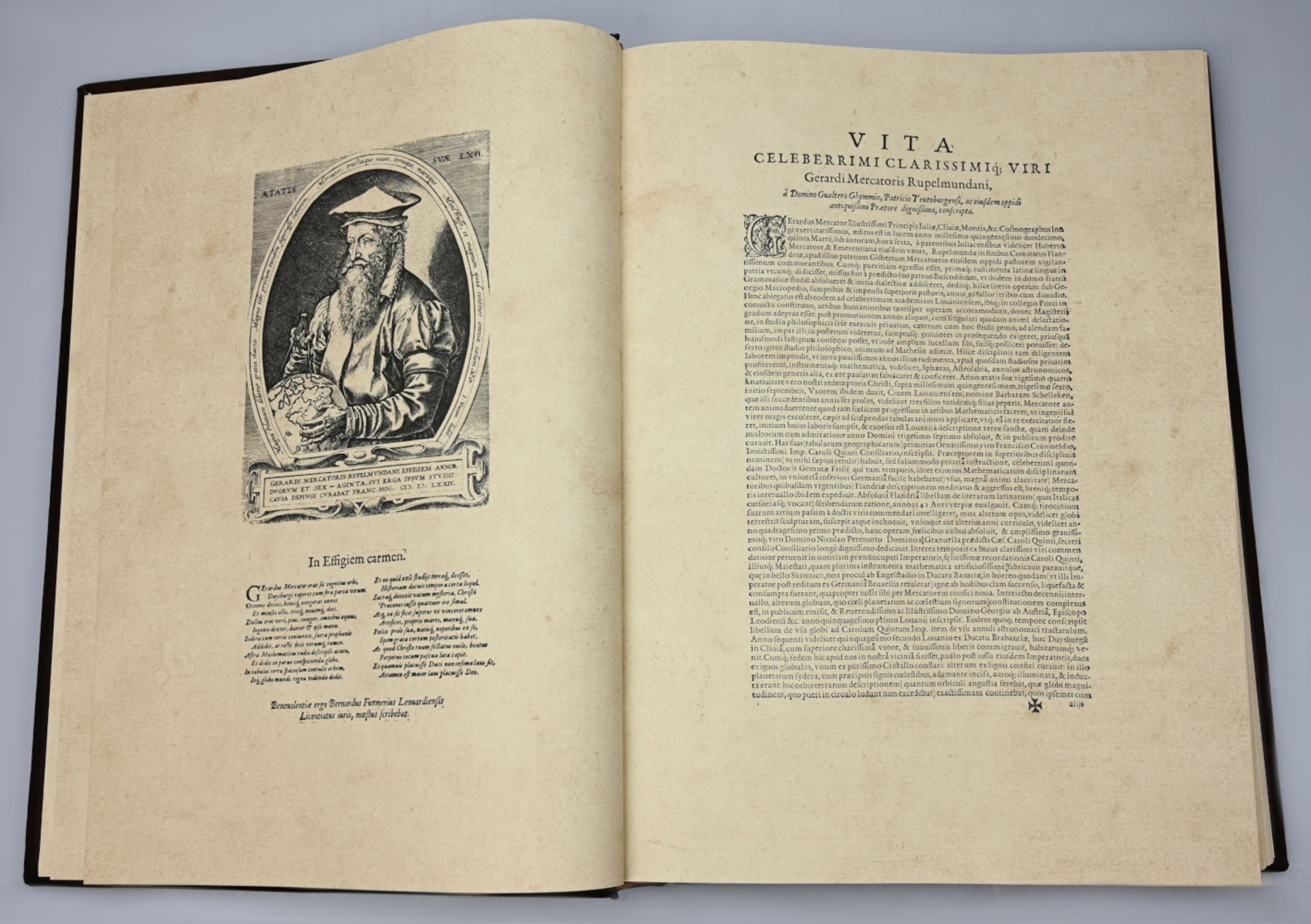 1 Faksimile "Mercator Atlas von 1595" ca. 34x45cm, Kaufpreis lt. Rechnung 2005: 1768 Euro, min. Asp. - Image 2 of 4