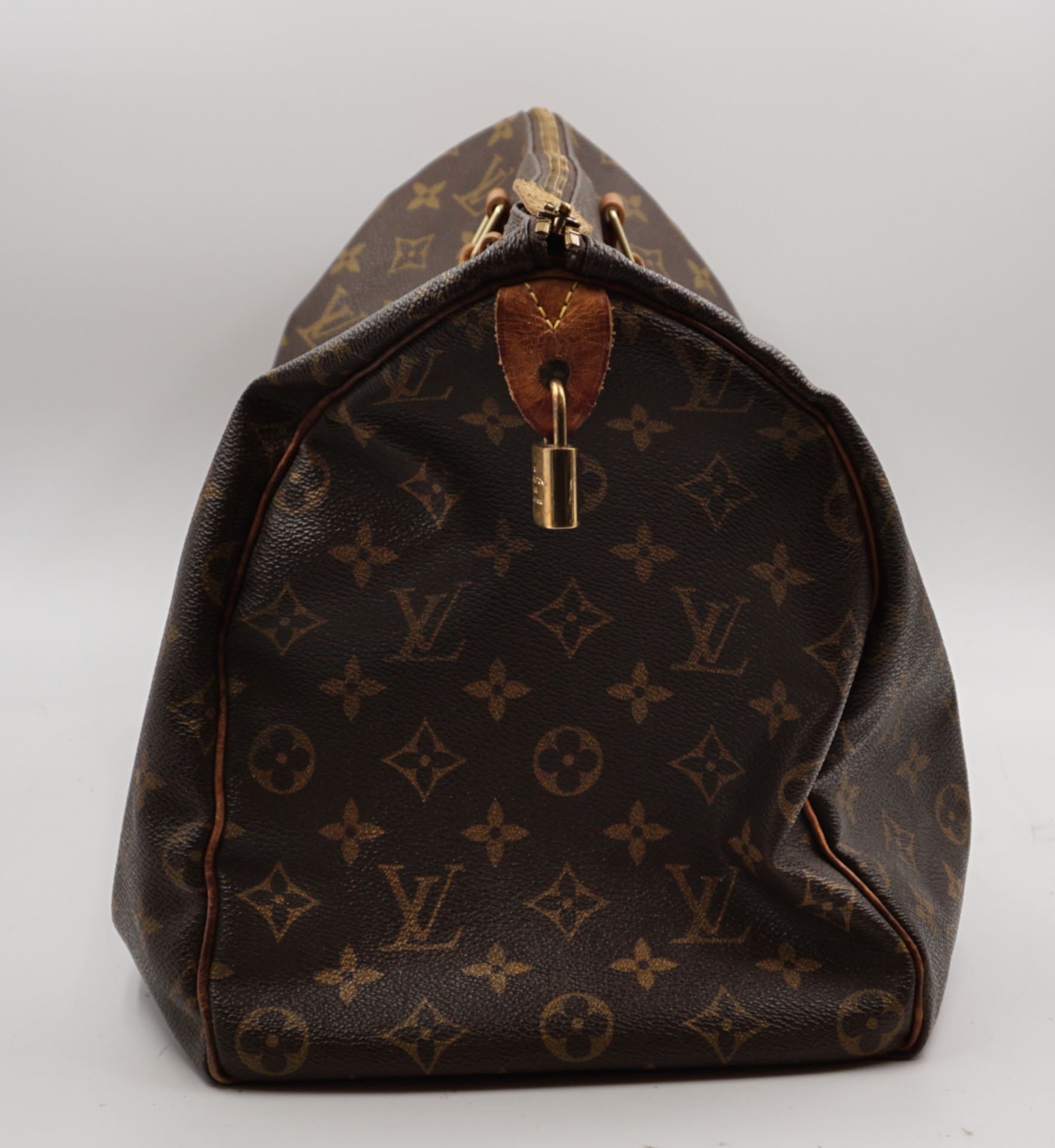 1 Damenhandtasche LOUIS VUITTON, Monogram, "Speedy", Größe 40, wohl 1980er Jahre, mit Schloss Nr. 31 - Image 2 of 2