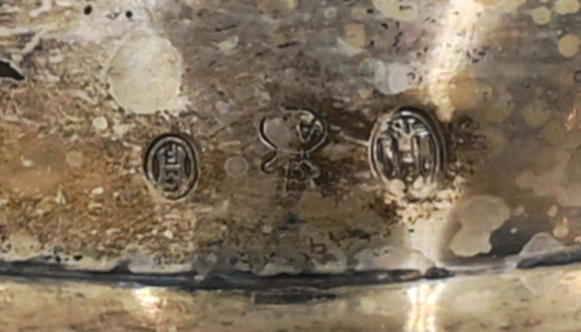 1 Servierschale Silber Dänemark 1918, Beschauzeichen von Silberschmied Christian F. HEISE (1904-1932 - Image 2 of 3