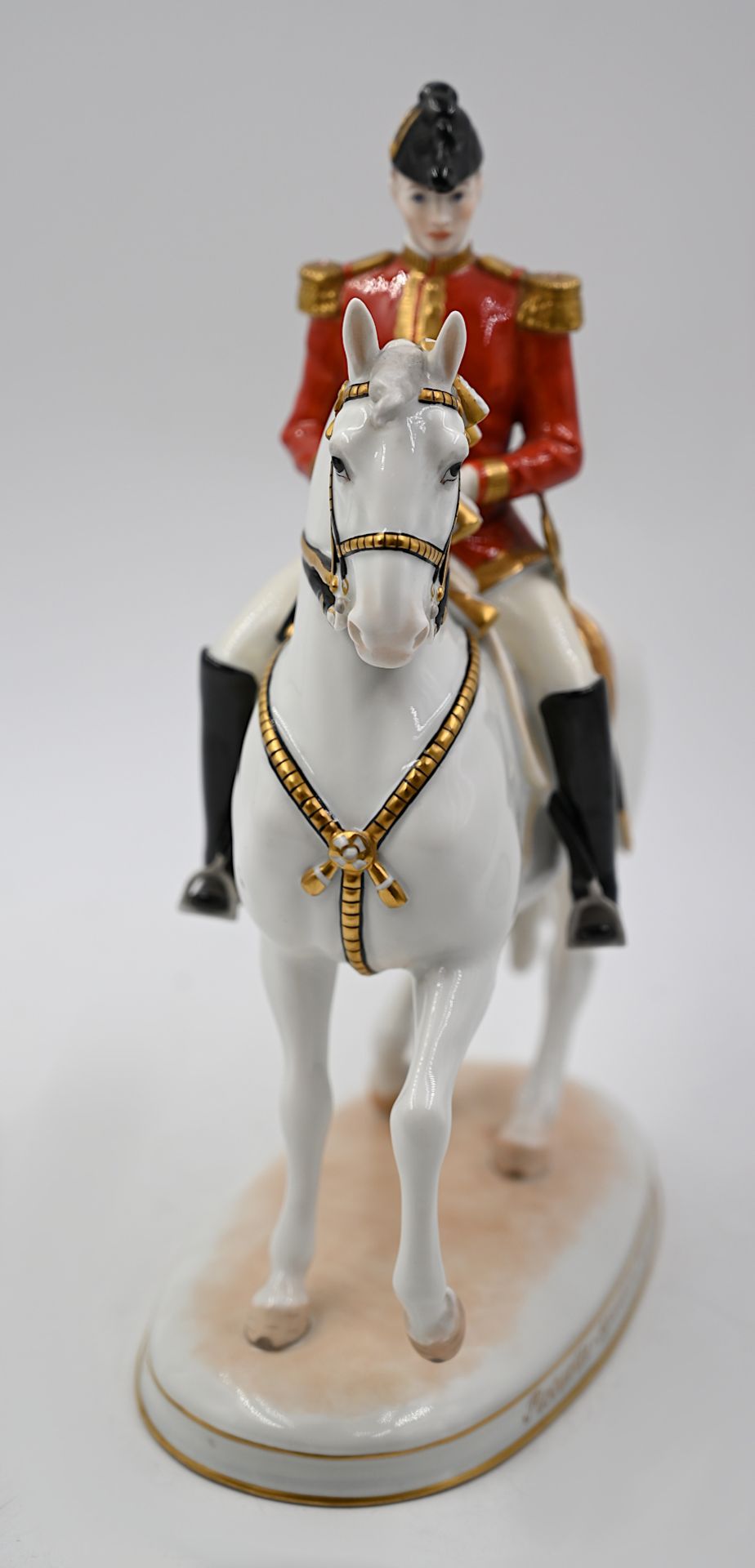 1 Figur Porzellan AUGARTEN Wien, "Reiter der spanischen Hofreitschule",  - Bild 2 aus 5