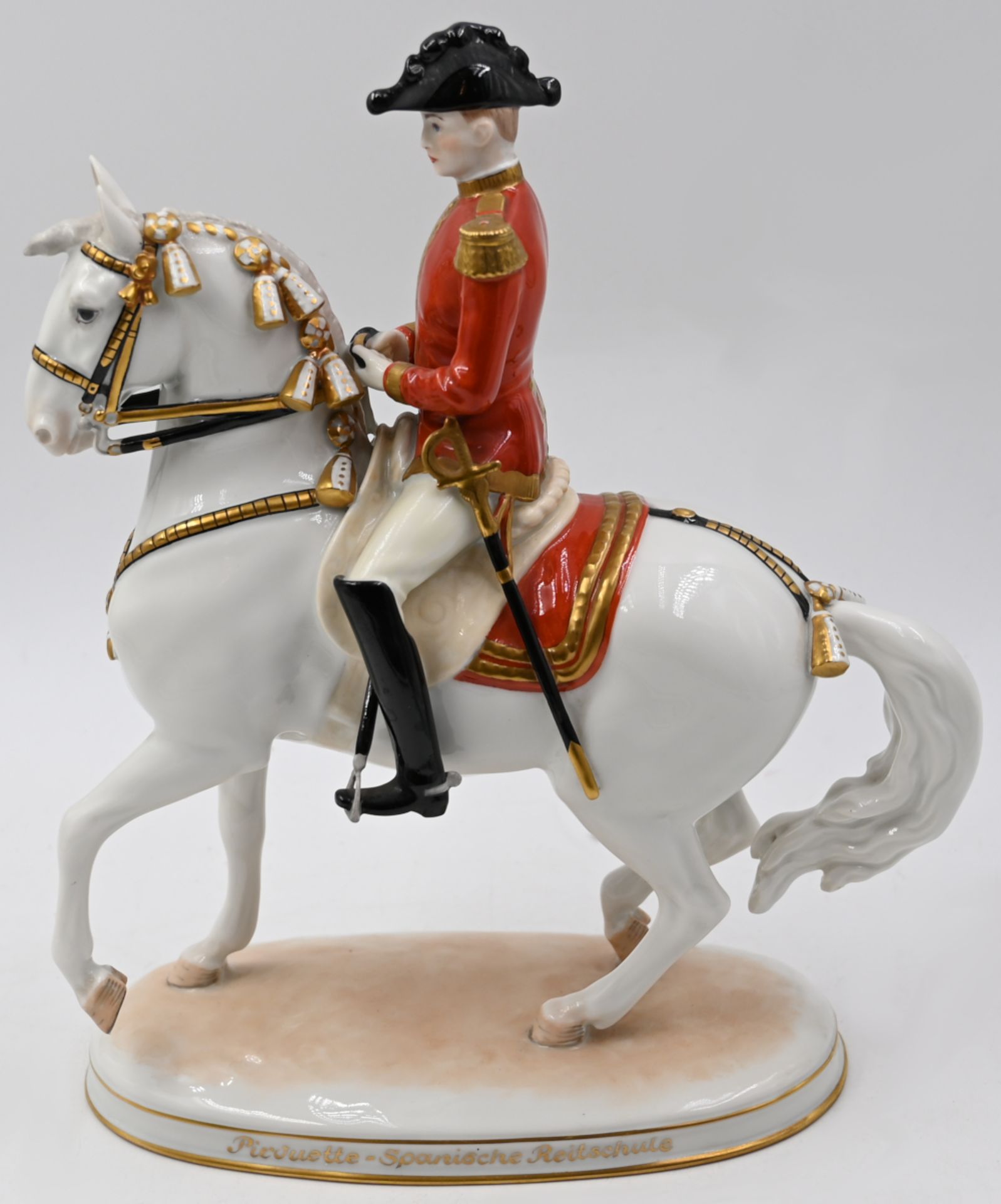 1 Figur Porzellan AUGARTEN Wien, "Reiter der spanischen Hofreitschule", 