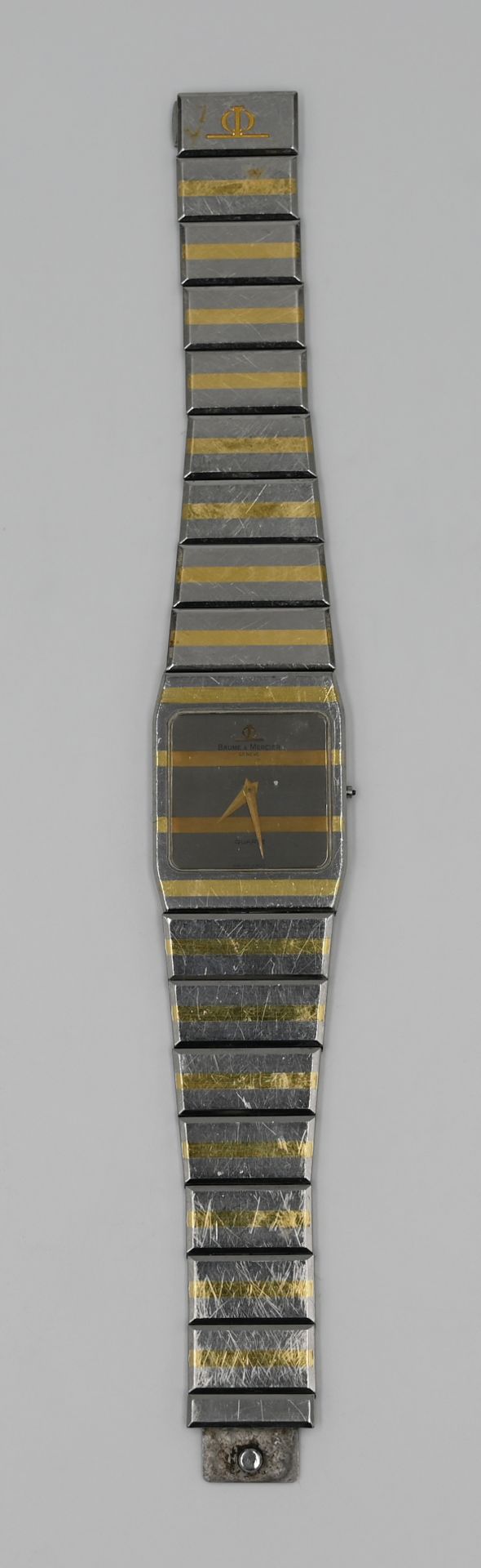 1 Armbanduhr BAUME & MERCIER, Quarz, Stahl, wohl z.T. GG, mit Ersatzgliedern, sowie einem weiteren B