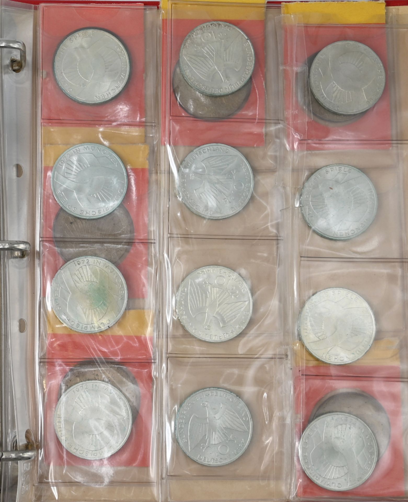 1 Konv. Münzen/Medaillen: Silber/Metall, Dt. Reich II.WK (§§86/86a StGB), BRD 2/5/10 DM, Zahlgeld BR - Bild 2 aus 3