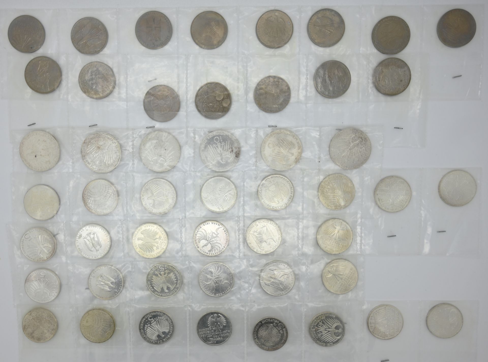 1 Konv. Münzen/Medaillen: Silber, Metall u.a., BRD 5/10 DM, Dt. Reich II.WK (§§86/86a StGB), Austral - Image 3 of 3