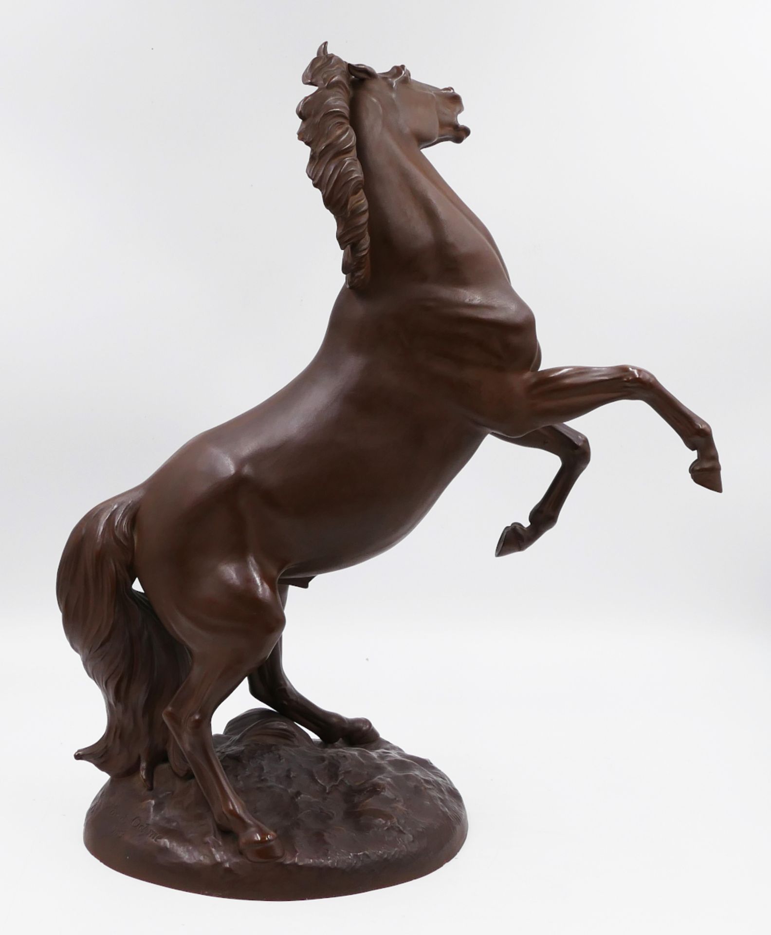 1 Figur Böttcher Steinzeug MEISSEN 3. Wahl "Der Lipizzaner-Hengst Maestoso" Design: Erich OEHME (woh - Image 3 of 6