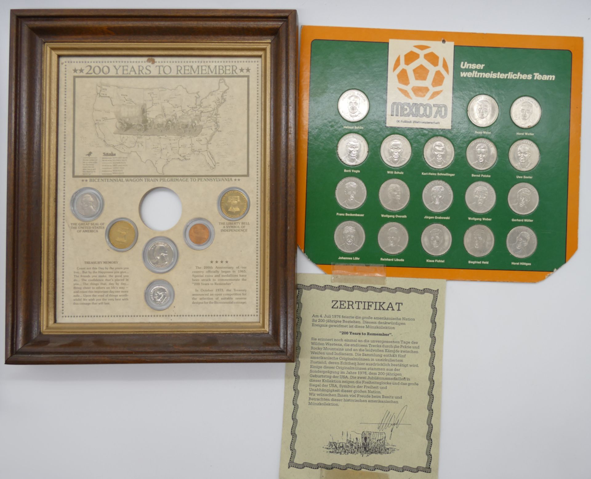 1 Münze GG England, 1 Konv. Münzen/Medaillen Si./Metall u.a. BRD 5/10 DM, Zahlgeld versch. Länder, i - Image 2 of 6