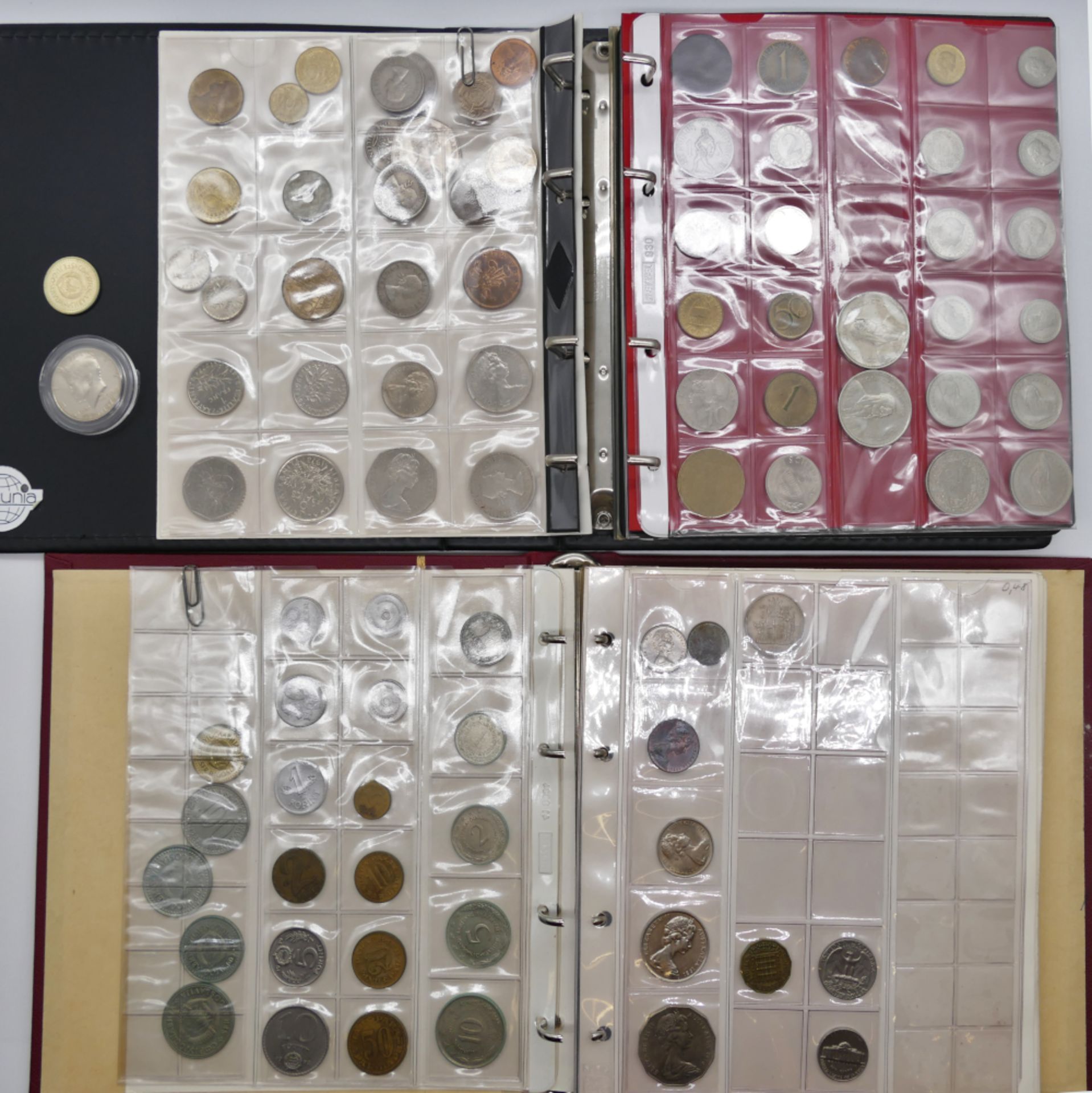 1 Münze GG England, 1 Konv. Münzen/Medaillen Si./Metall u.a. BRD 5/10 DM, Zahlgeld versch. Länder, i - Image 3 of 6