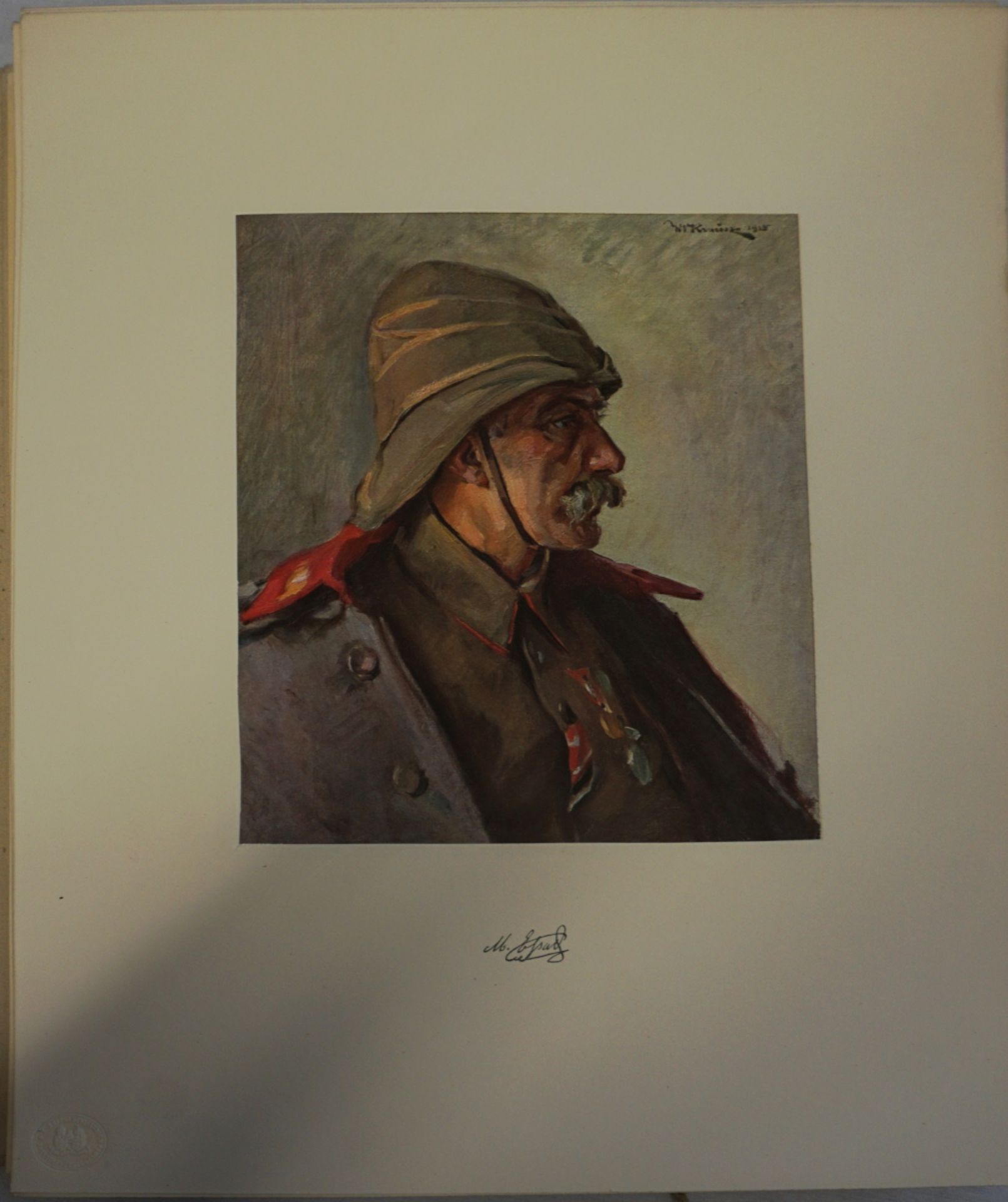 1 Mappenwerk "Die Türkei im Weltkrieg-Bildnisse und Skizzen von Wilh. Victor KRAUSZ" Wien 1916, - Image 4 of 9