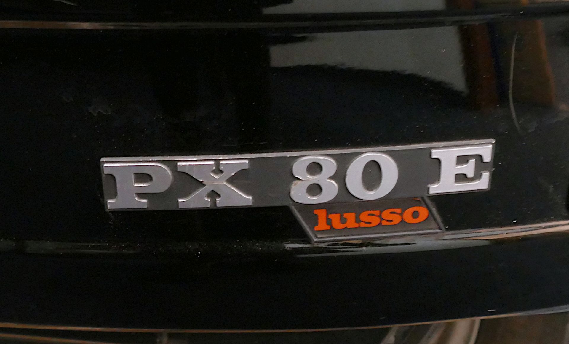1 Leichtkraftrad Vespa PIAGGIO V. E.-Pontedera/Italien "P 80 X/Lusso" schwarz, Baujahr 1994, ca. 116 - Image 4 of 5