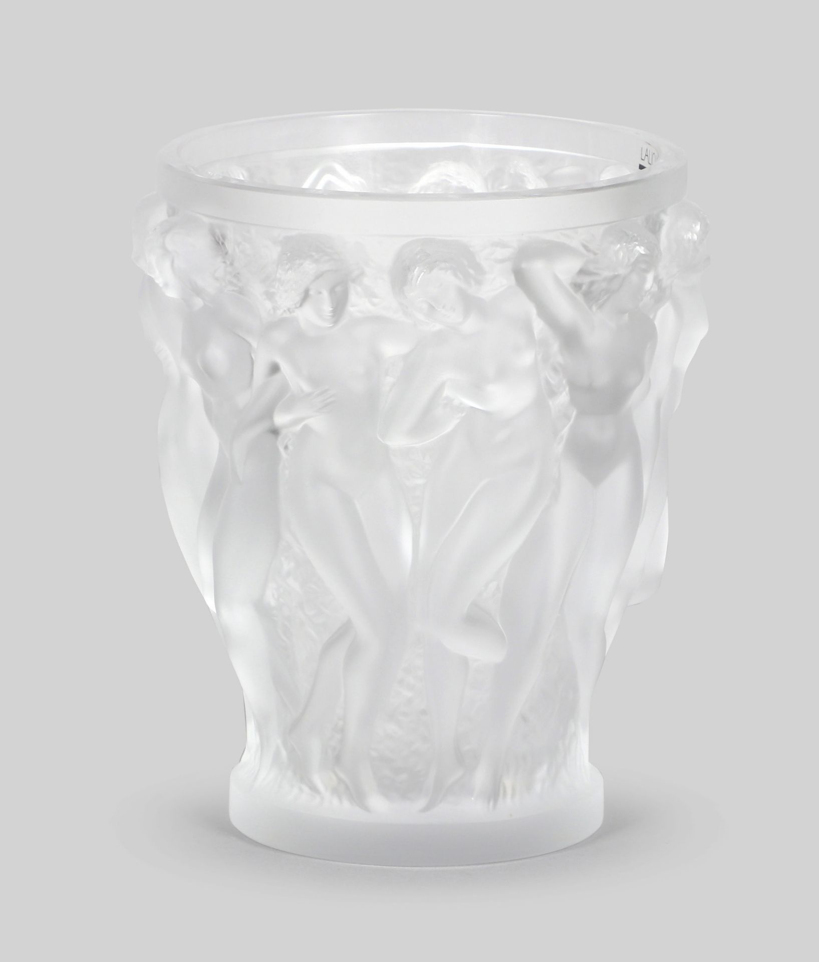 Vase, Lalique, France, 'Bacchantes'