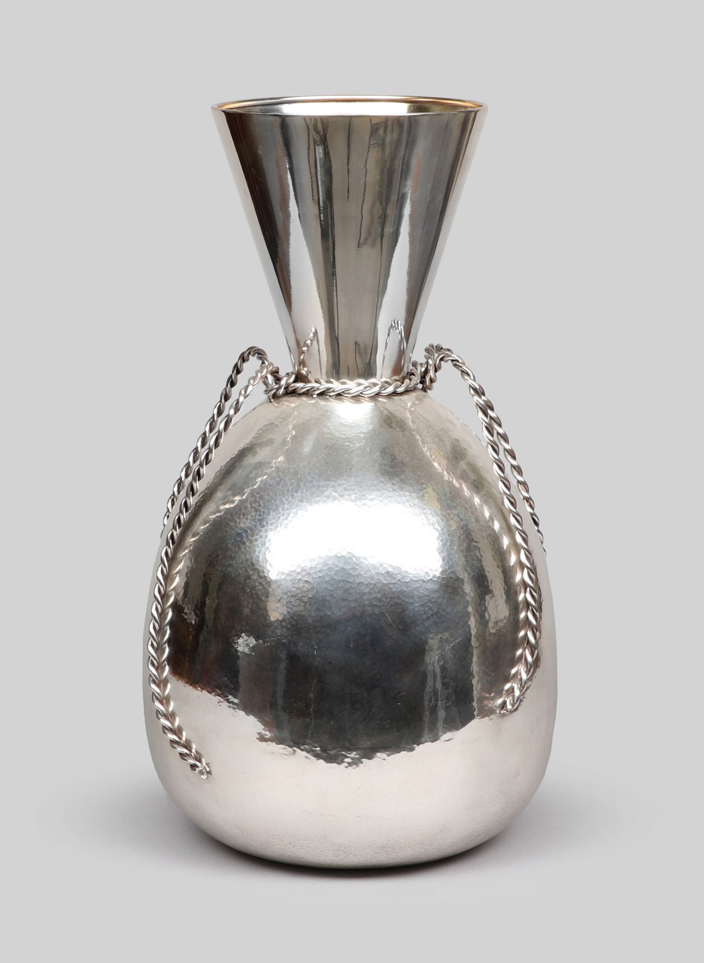 Bodenvase, 800 Silber, Italien