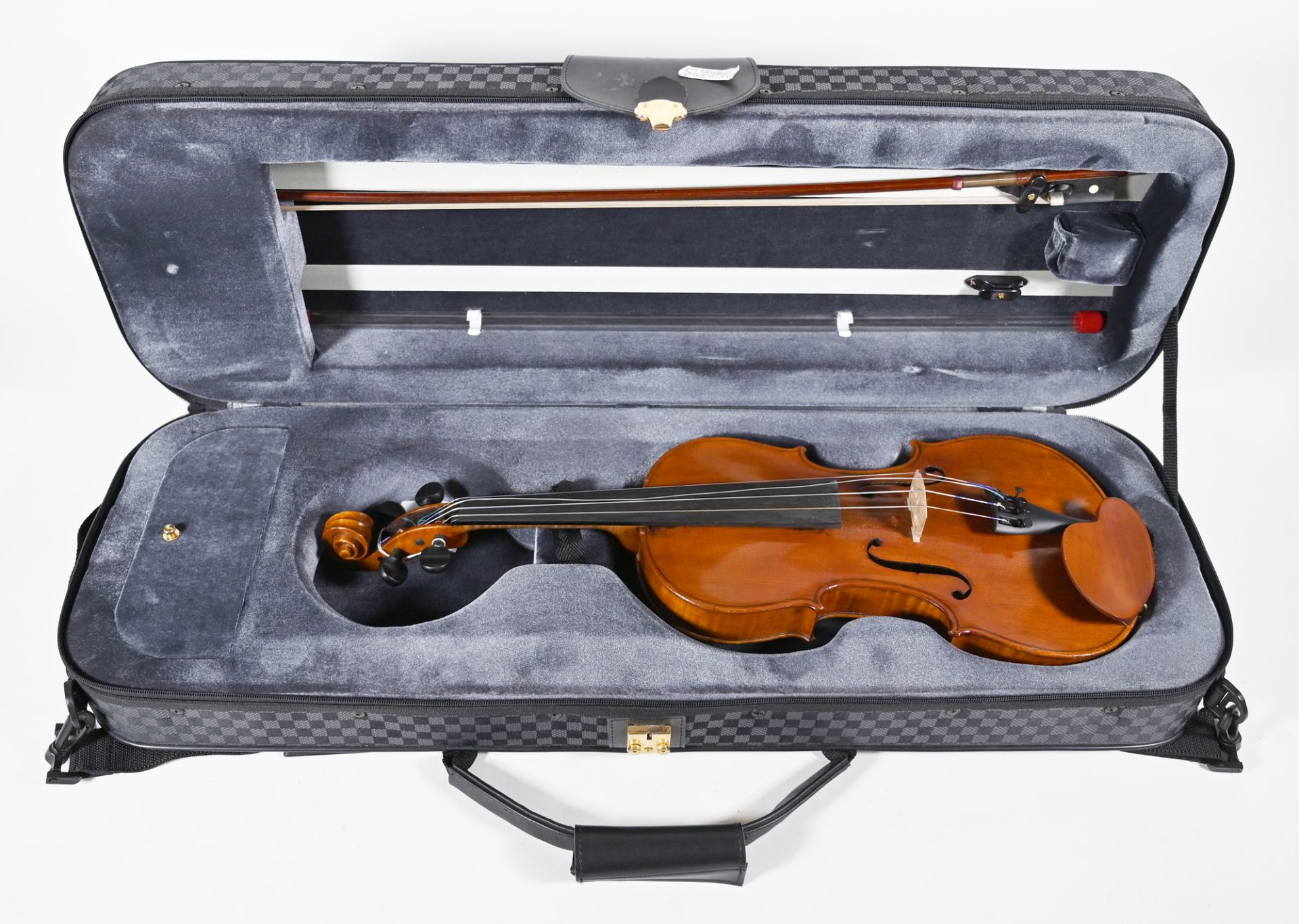 Violine, Etikett bez. Masakichi Suzuki