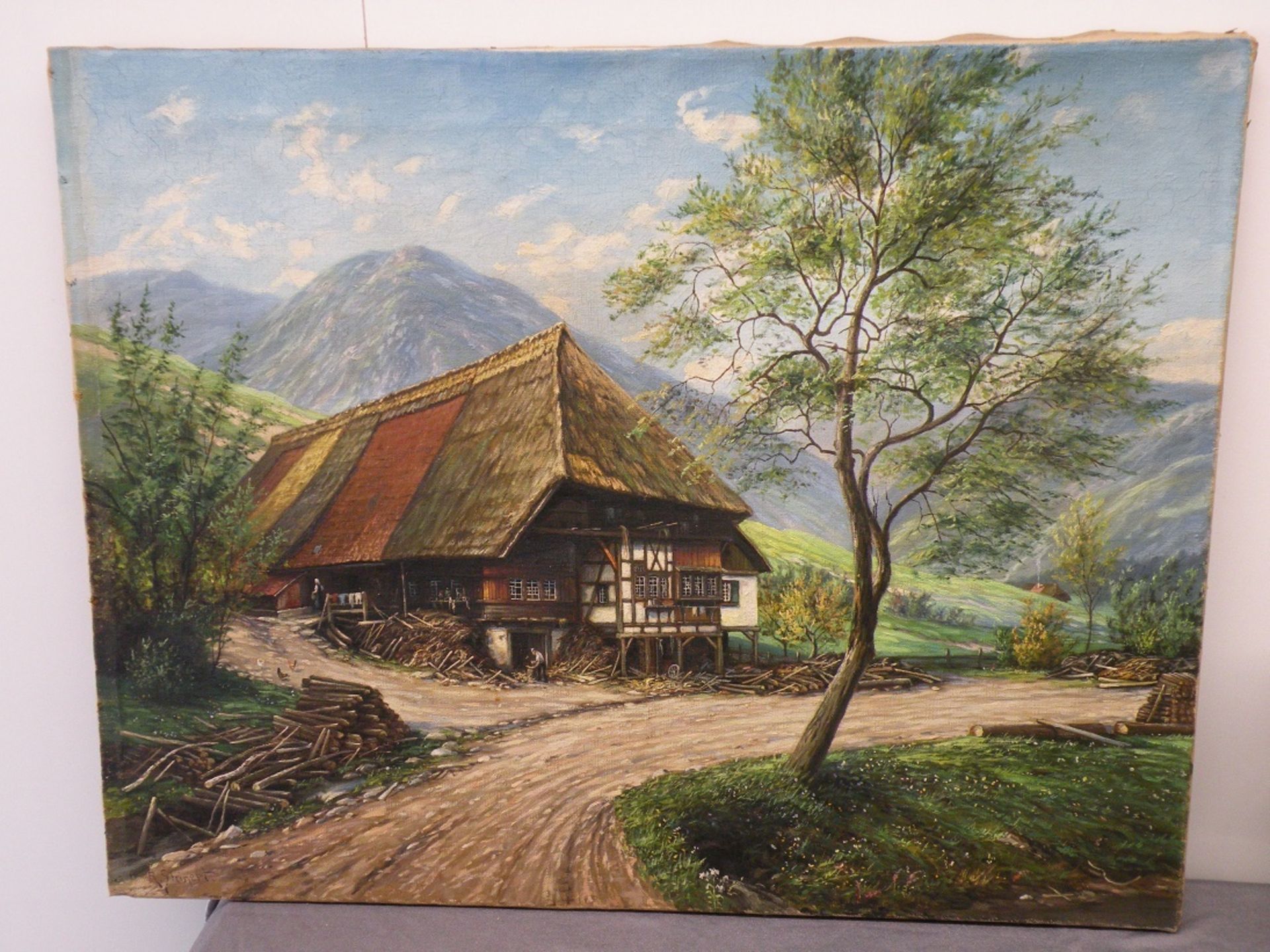 R. Steinert, Ölgemälde auf Leinwand