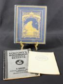 Kochbuch und zwei Broschüren Thema Kochen, deutsch 1860 bzw. 1925