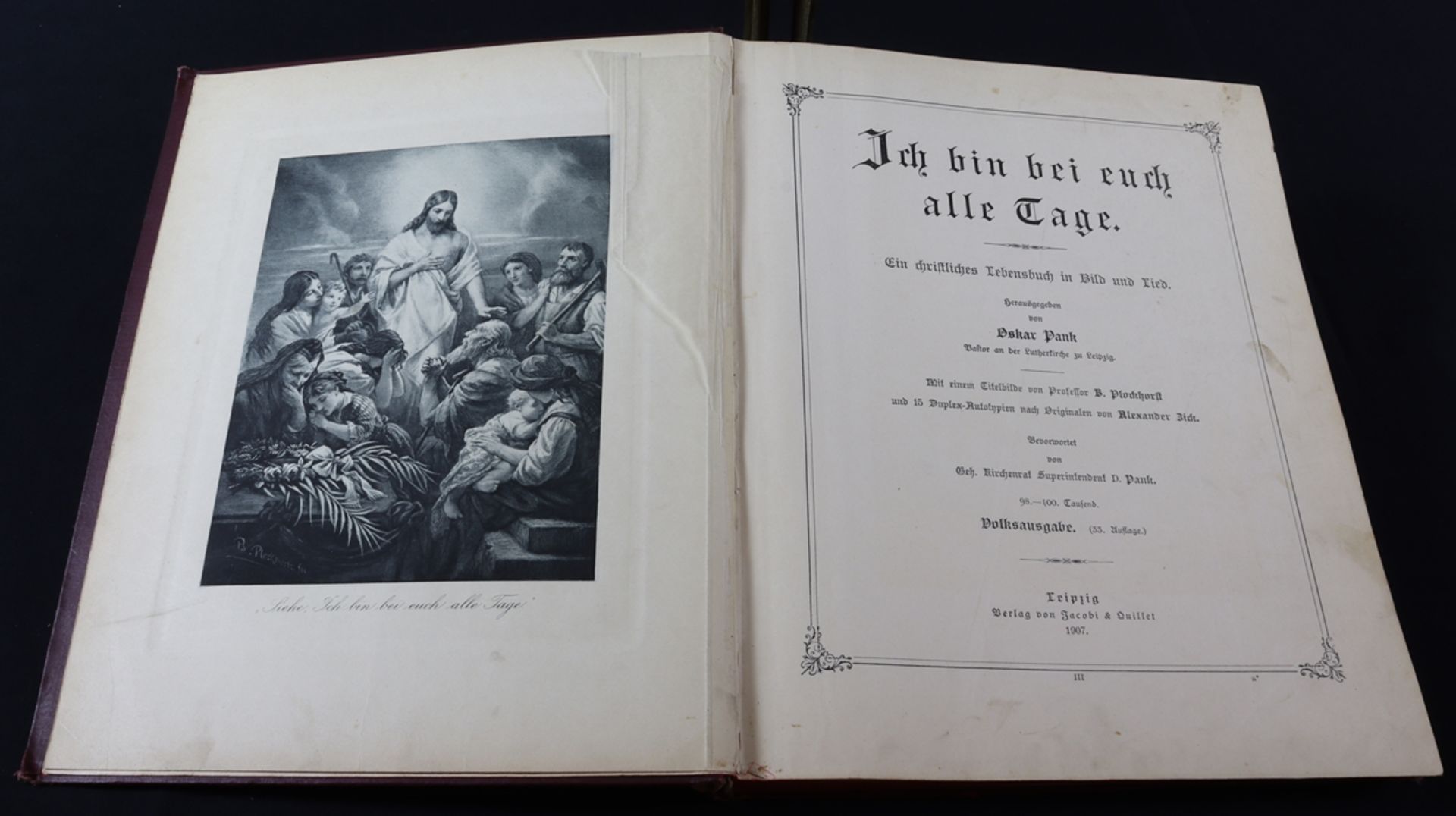 Two Christian books, historicism around 1900, German - Image 4 of 5