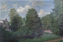 Hans Nordenflycht 1856-1925, Blick in den Wörlitzer Park
