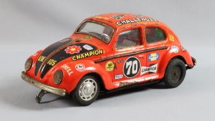 Blechspielzeug, Modell VW-Käfer Mitte des 20. Jh., Made in Japan