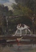 Philippe Roussau 1816-1887,Gemälde, "Die Fabel von der Gier"