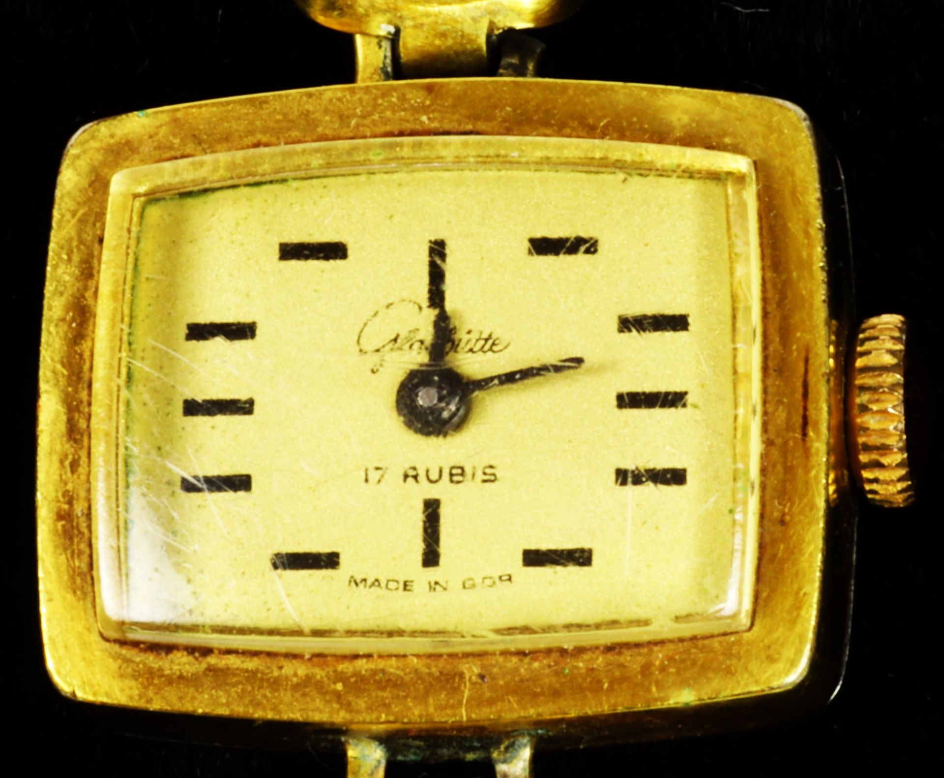 Two ladies' wristwatches, gold 585/1000 and gold-plated, 50s - 70s, GDR and FRG - Image 4 of 5