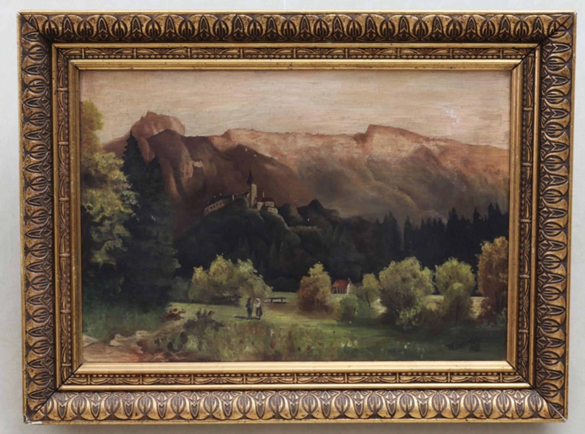 W. Gehreke, Landschaftsgemälde der Spätromantik - Bild 2 aus 3