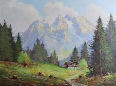 N. Kargerest , Blick zum Hochkalter bei Berchtesgaden