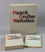 Haag "Großer Weltatlas"dreiteilig, DDR 1968