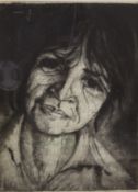U. Back 1949 - 2018, Porträt einer älteren Frau 