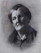 Anton Klamroth 1860- 1929, Damenporträt einer älteren Frau