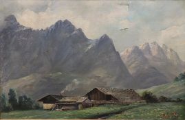 H. Bork, Blick ins Alpengebirge 