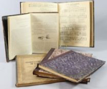 Sammlung von 5 Notenbüchern für Klavier, um 1900