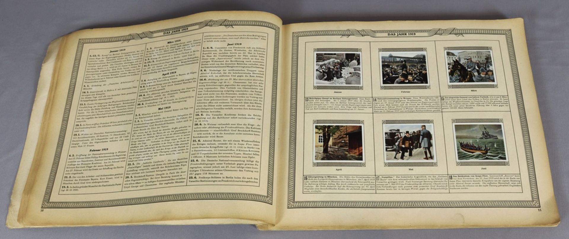 Collector's albums, Bismarck 1815 - 1915 u. Nachkriegszeiten 1918 - 1934 - Image 6 of 7