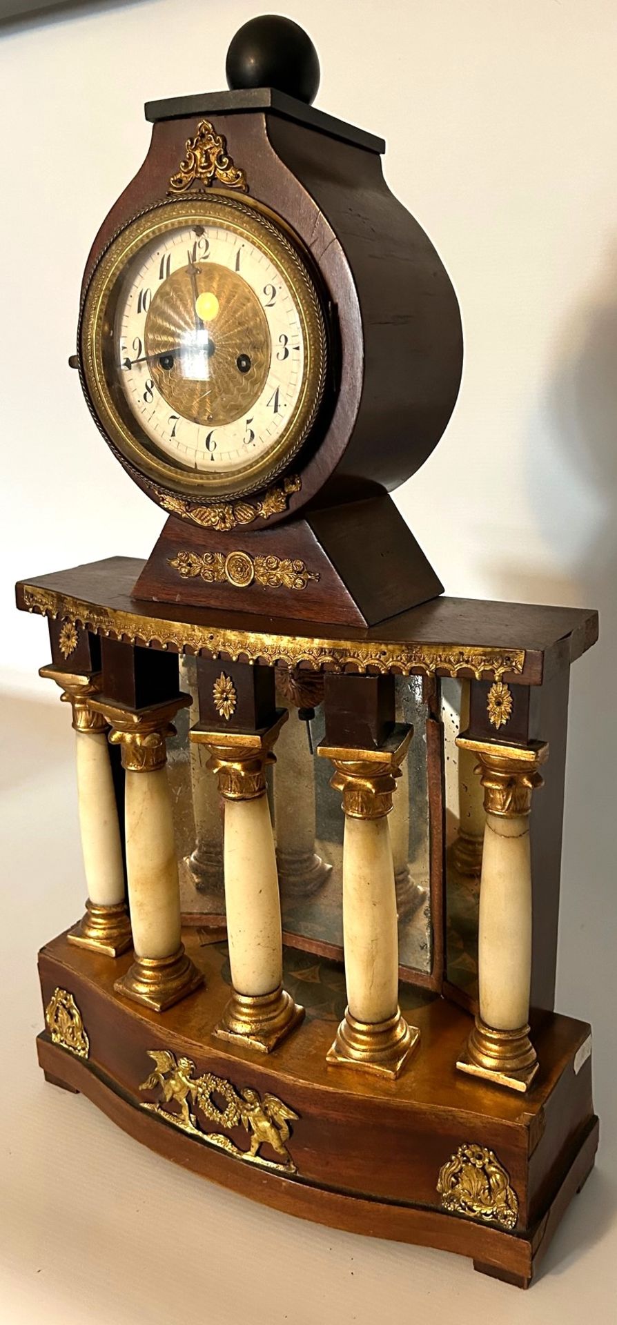 Biedermeier gentleman's clock, South German circa 1830 - Image 2 of 6