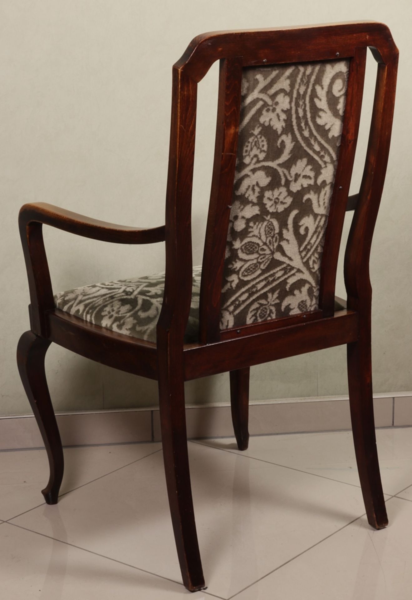 Desk chair with footrest, German of the 1920s. - Image 4 of 4