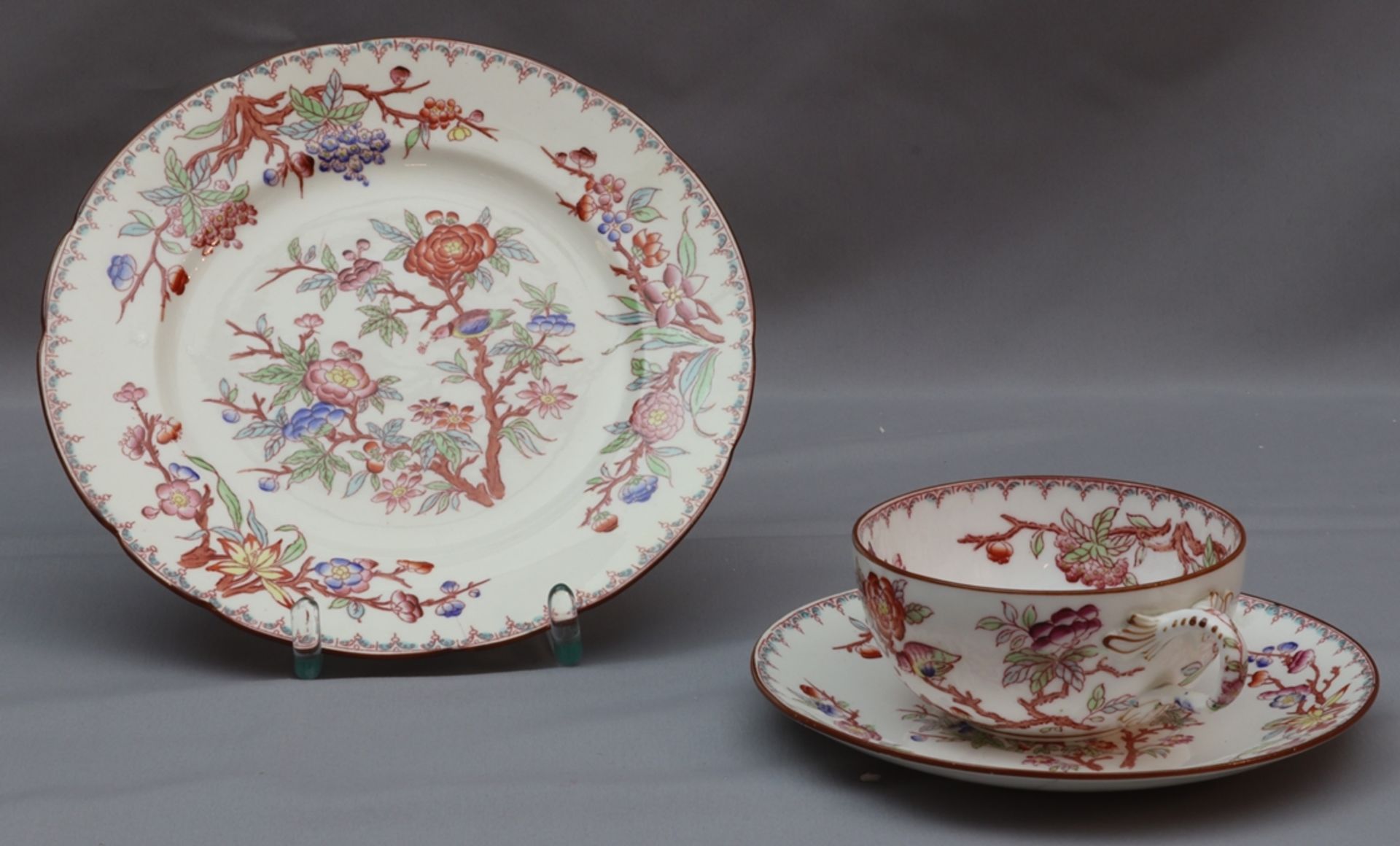Three charming coffee sets, probably from France at the end of the 19th century.  - Image 2 of 3
