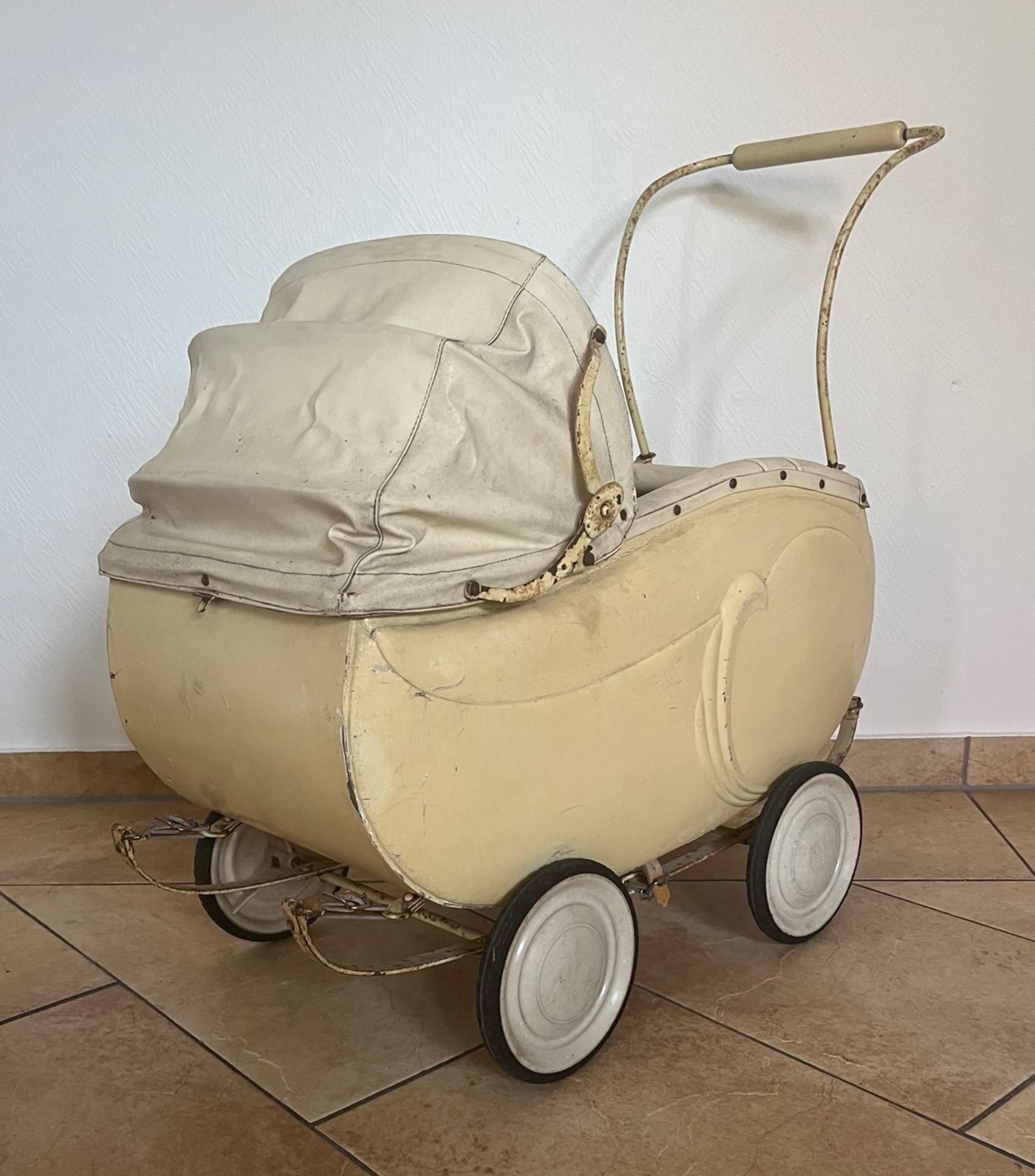Combined children's - doll's pram of the 50s-60s of the 20th cent, DDR