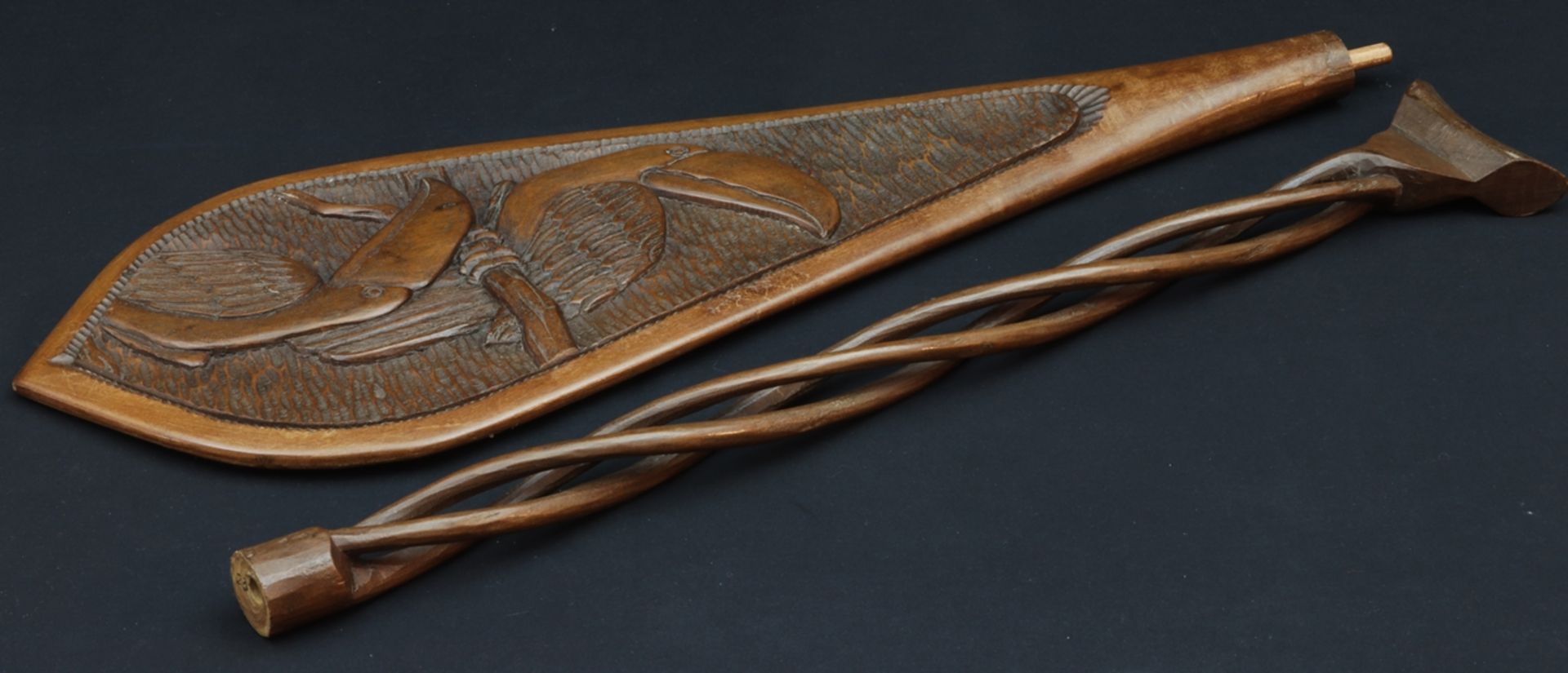 Ornamental paddle, Asia, middle to second half of the 20th century - Image 3 of 4