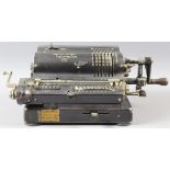 Mechanical calculator of the Triumphator brand, 30s - 40s of the 20th century.