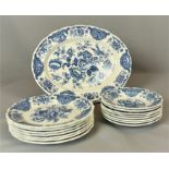 16-piece set of bowls, England 20th c.