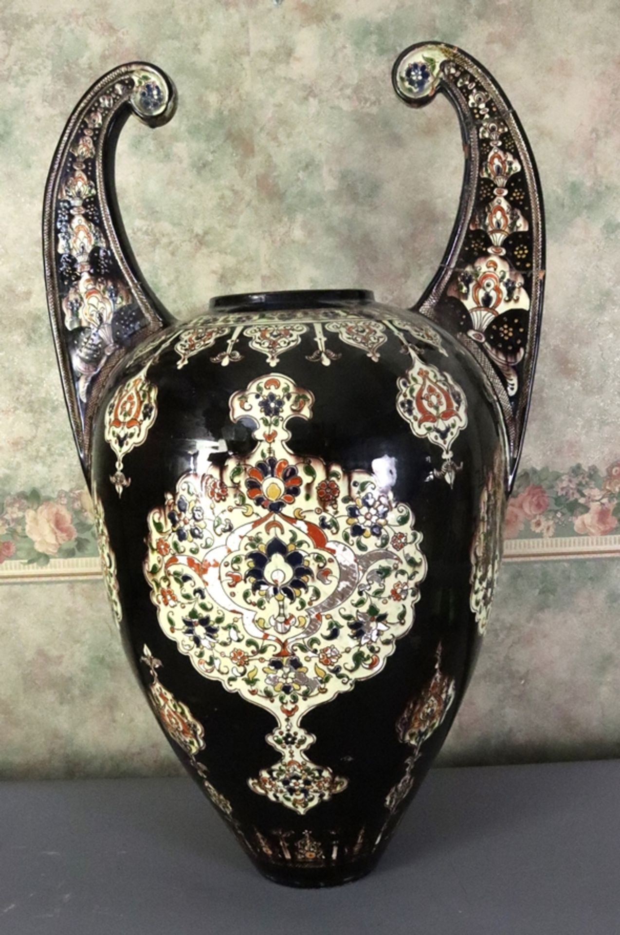 Moorish Alhambra vase, 19th century Spain.  - Image 5 of 6