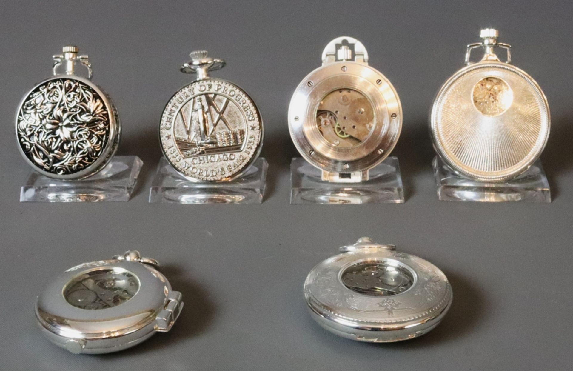 6 pocket watches, modern 21st century, German - Image 2 of 8