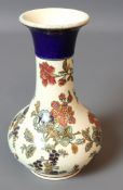 Majolika Vase, Historismus um 1900, Frankreich