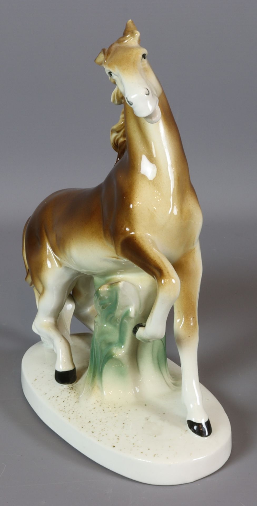 Lot of three horse figures, 30s - 50s, German - Image 3 of 12